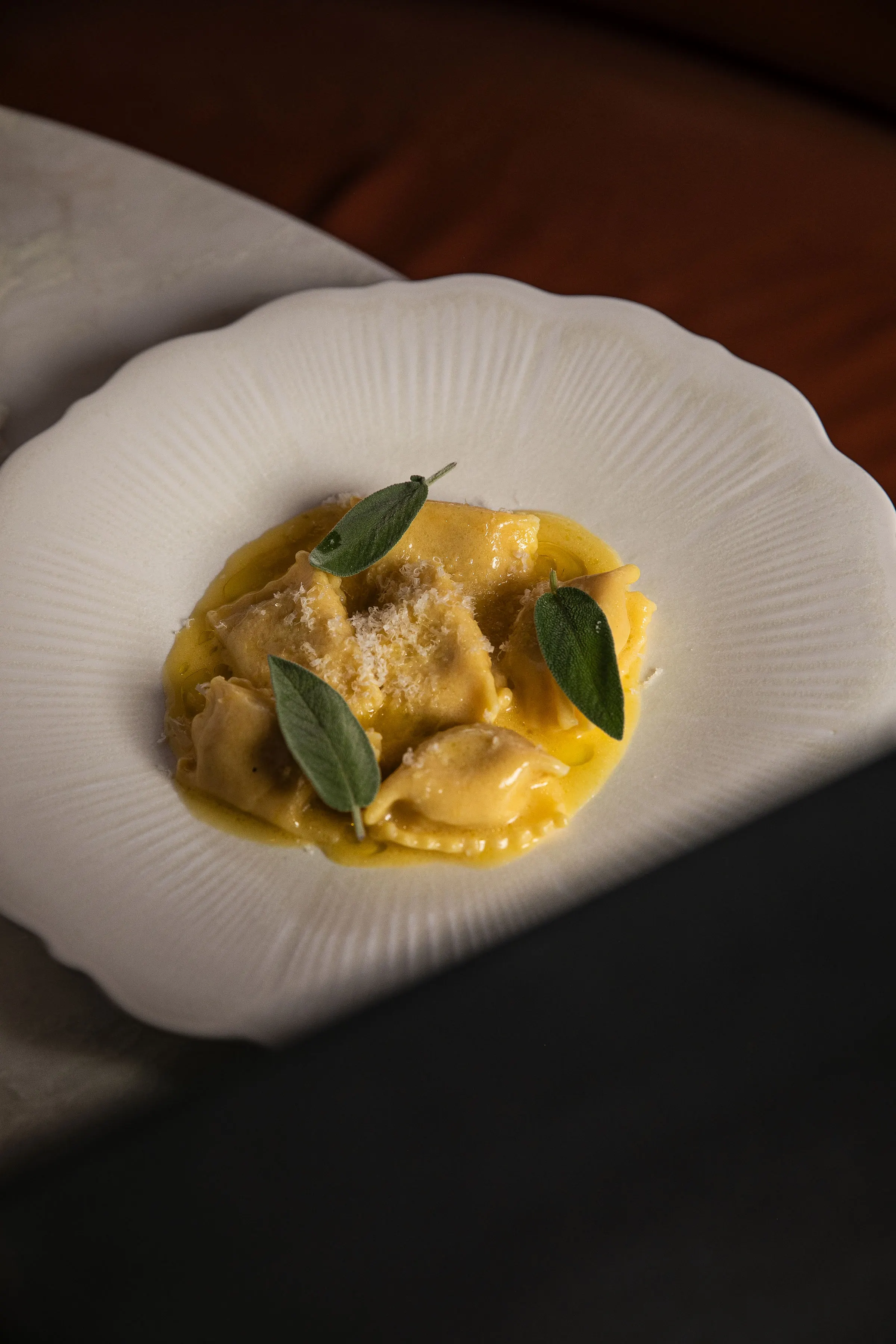 Agnolotti, sage and brown butter