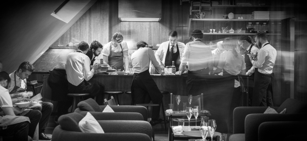 Chef Slawek and the brigade
