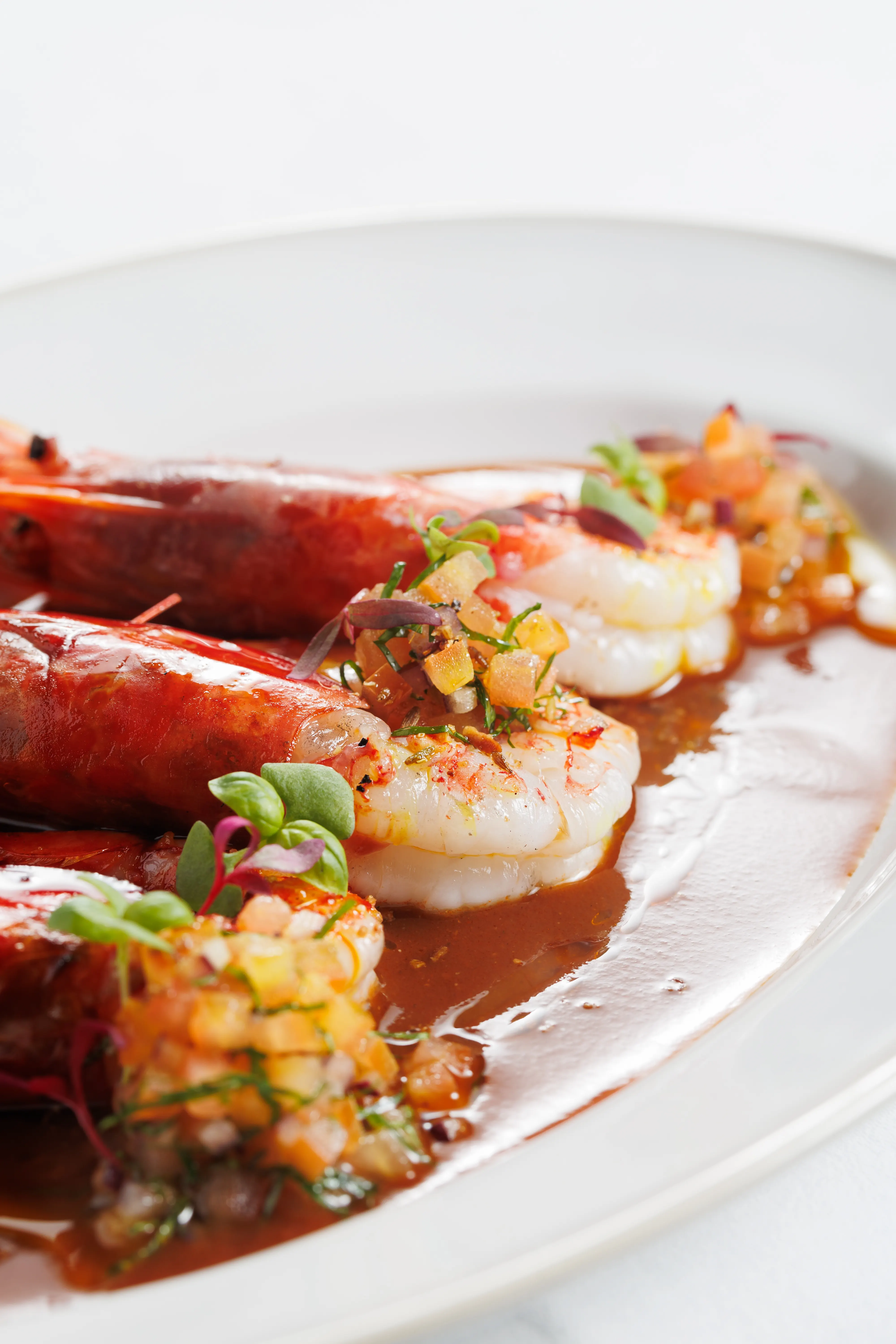 Langoustine, saffron bisque