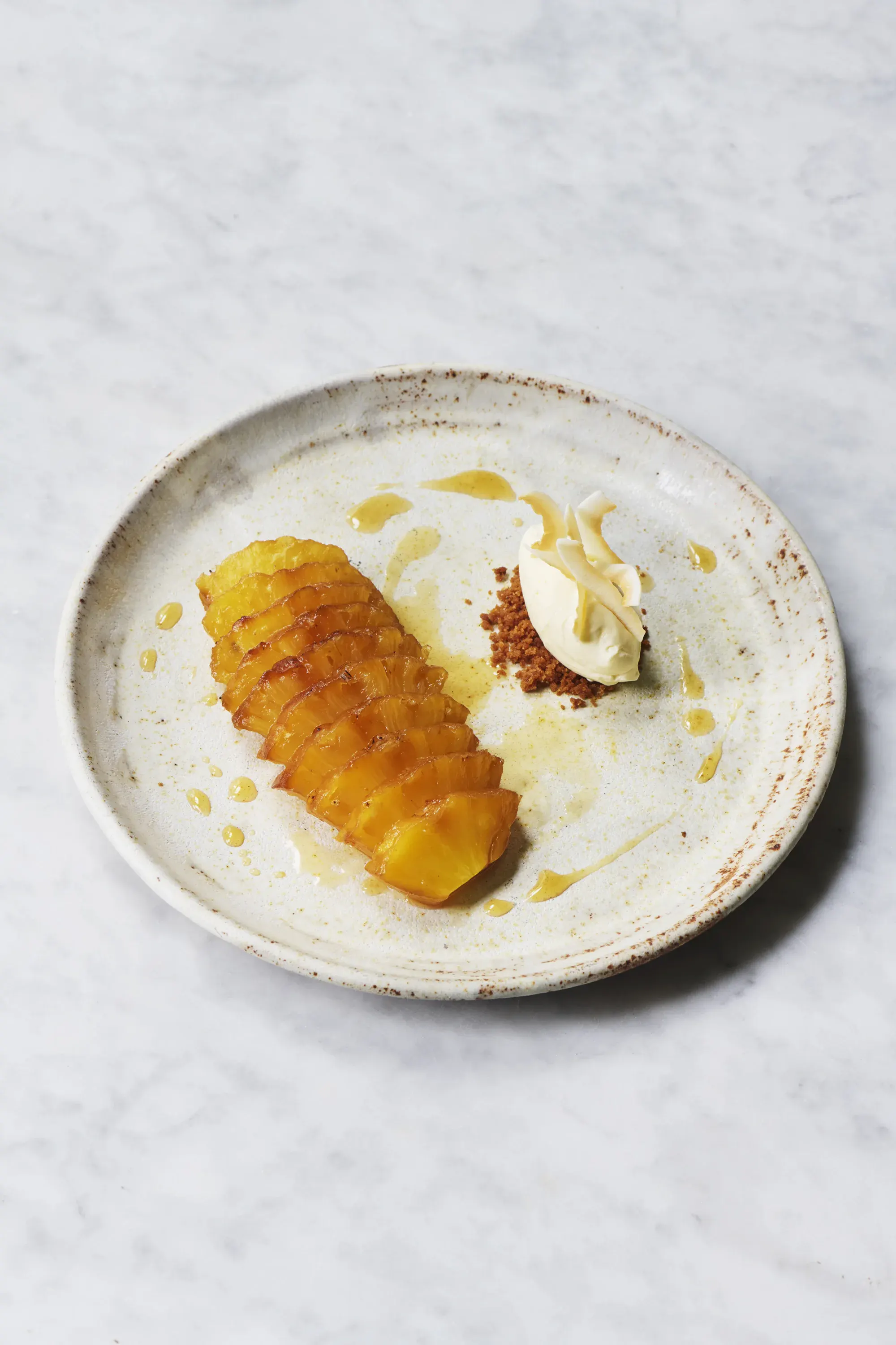 Citrus dessert, brûléed