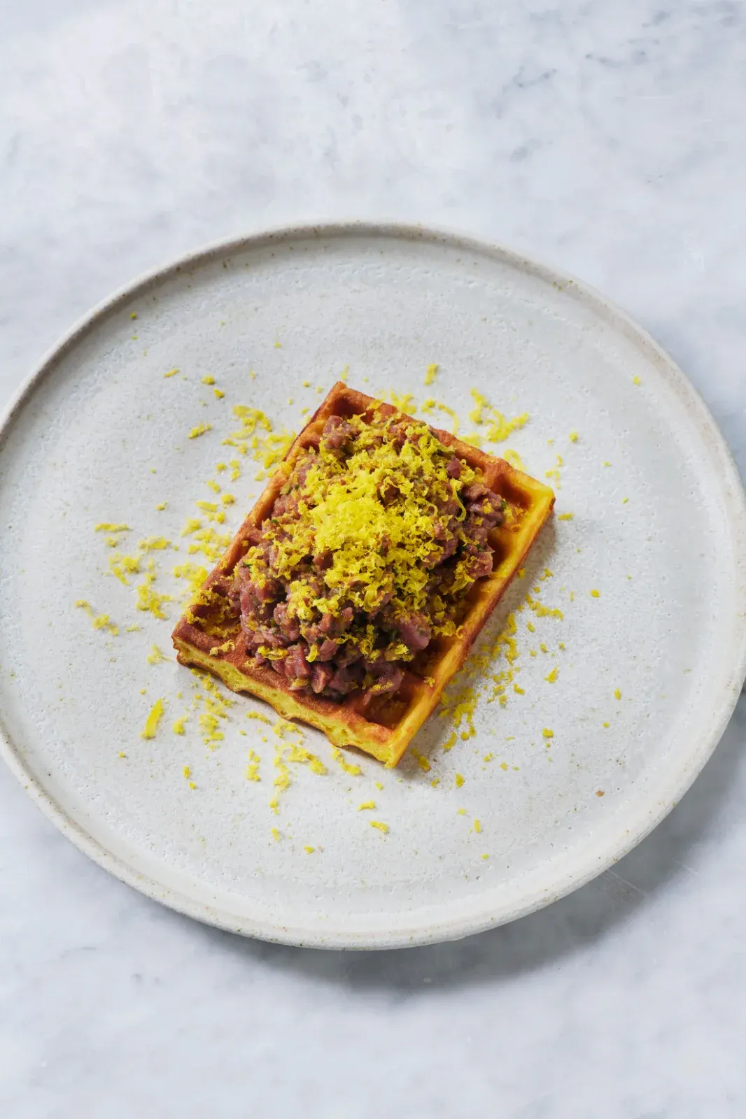 Pistachio and stone-fruit tart