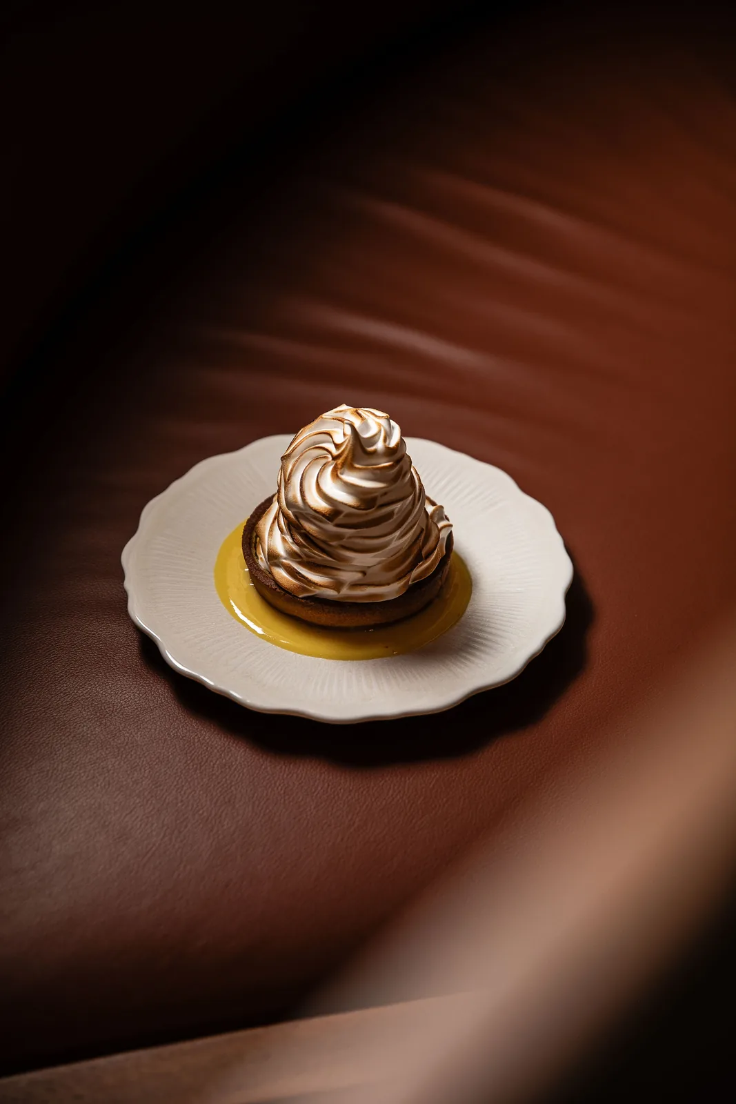 Torched meringue tart
